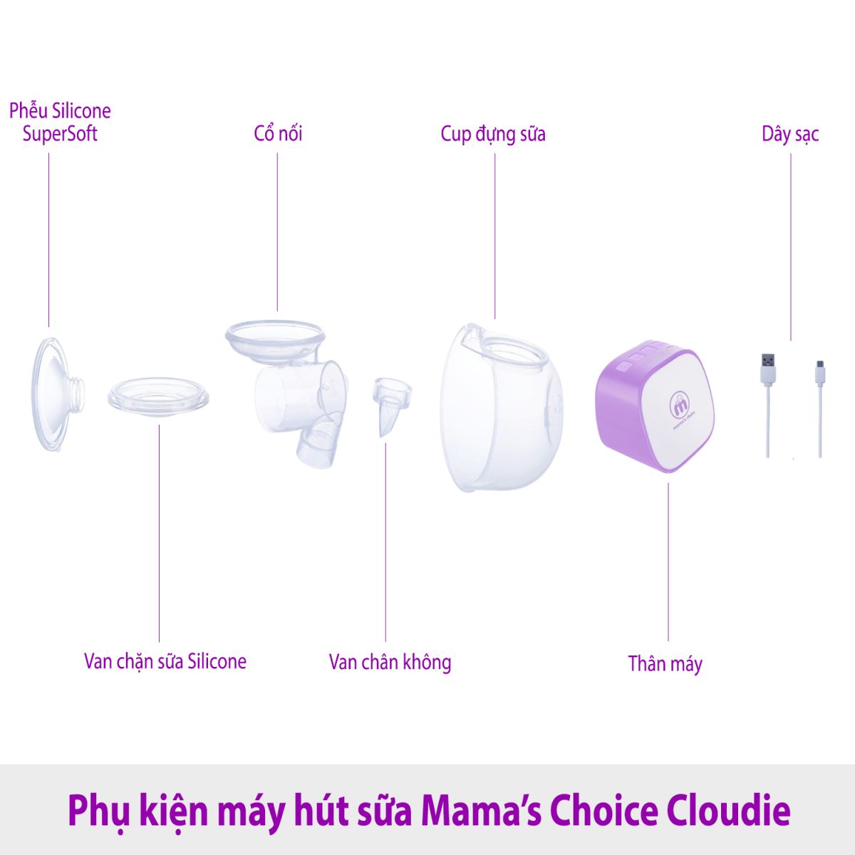 Phụ kiện máy hút sữa Mama's Choice