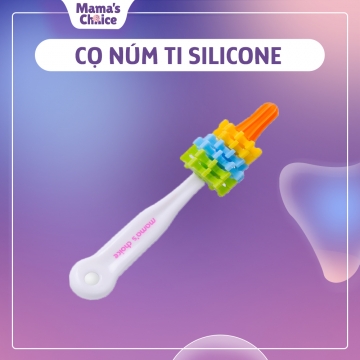 CHỔI CỌ NÚM TI SILICONE MAMA'S CHOICE