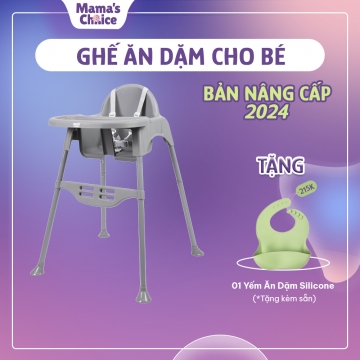 Ghế Ăn Dặm Mama's Choice, Ghế Cho Bé Tập Ăn Dặm, Kiểu Dáng Chắc Chắn Dễ Tháo Lắp và Vệ Sinh