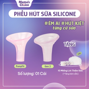 PHỄU HÚT SỮA SILICONE MAMA'S CHOICE